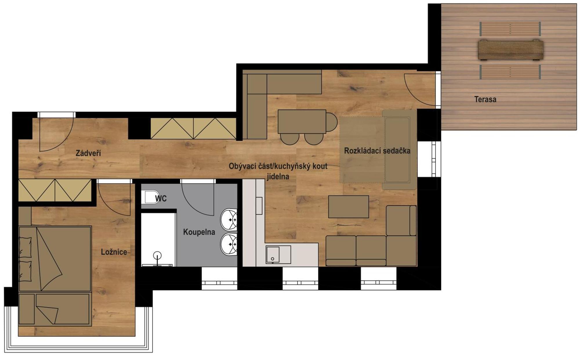 Apartmany Barth Holiday - Rezidence Maj 페츠 포트 스네스코우 객실 사진